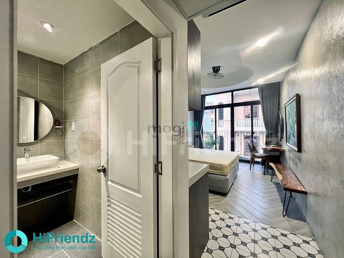 Hình ảnh Studio Ban Công_Full nội thất hiện đại_Nhà mới 100%_đối diện Bộ CA Q1
