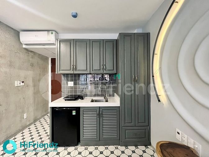 Hình ảnh Studio Ban Công_Full nội thất hiện đại_Nhà mới 100%_đối diện Bộ CA Q1