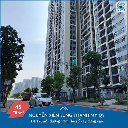 Hình ảnh VLR[NC]- Đất ngay VINHOME 125m² chỉ 45tr/m² Long Thạnh Mỹ Tp. Thủ Đức