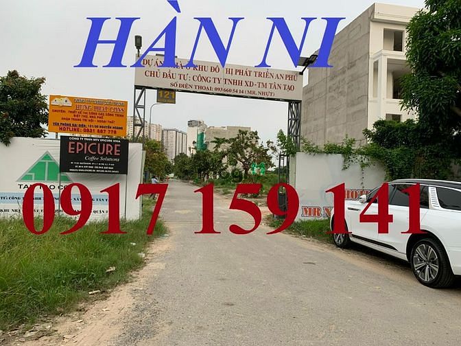 Hình ảnh Bán nền đất  Tân Tạo 121 Nguyễn Hoàng, An Phú dt 7 x18m giá 152tr/m2