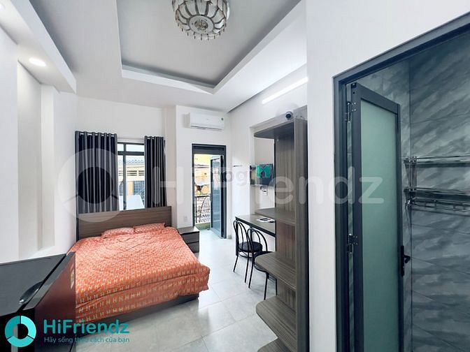 Hình ảnh Studio Ban Công/Cửa sổ_Full nội thất_Nhà mới Hiện Đại_cầu vượt NTP