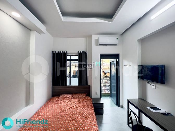 Hình ảnh Studio Ban Công/Cửa sổ_Full nội thất_Nhà mới Hiện Đại_cầu vượt NTP