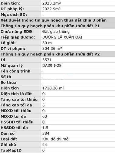 Hình ảnh BDS HUNGVILAND [NC] Cho Mb66vip cập nhật tỷ lệ cược lô góc 2MT Lã Xuân Oai, Long Trường