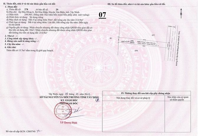 Hình ảnh Bà Chị Họ làm ăn thua lỗ nên Cần Bán gấp lô đất 250m2