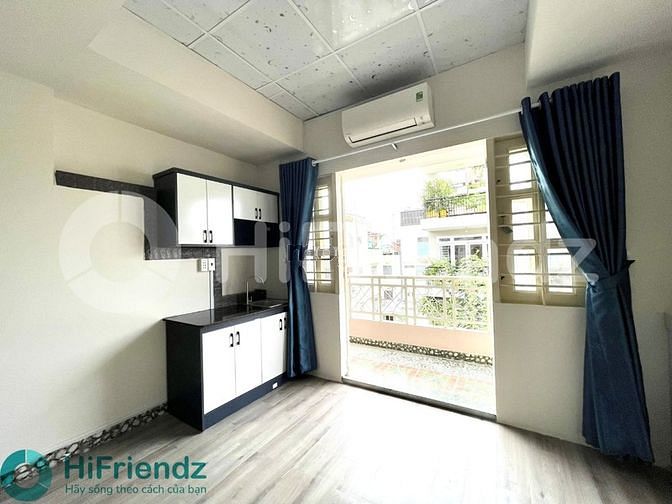 Hình ảnh Studio Pastel Nội Thất MỚI 100%_Có Ban Công, View tòa nhà_Cầu 3Tháng2