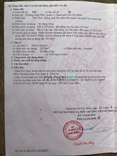 Hình ảnh 📣📣📣 Cần bán đất tại phường Hiệp Phú, Tp Thủ Đức.