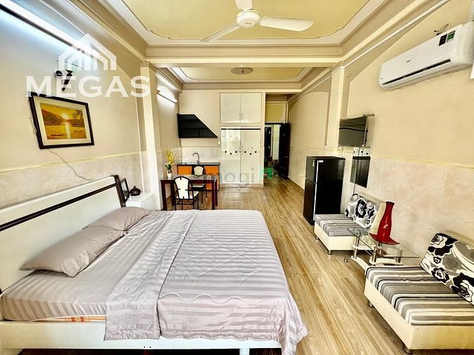 Hình ảnh Mb6623 nạp rút nhanh chóng Studio Bancolny_Full Nội Thất_ngay Mega Market Bình Phú