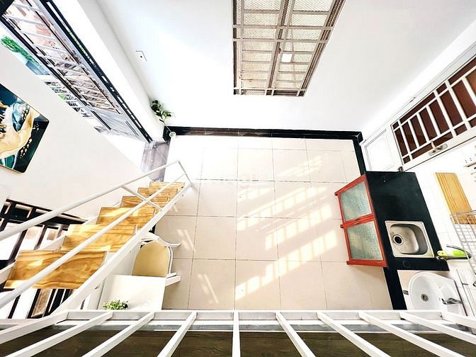 Hình ảnh Phòng duplex ban công 30m2, đầy đủ nội thất, gần Hufi, view đẹp