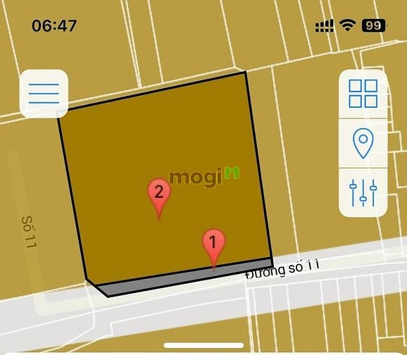 Hình ảnh Cho thuê đất trống MT đường 11- Thủ Đức. DT: 50x60. ( 3000m). Giá: 70