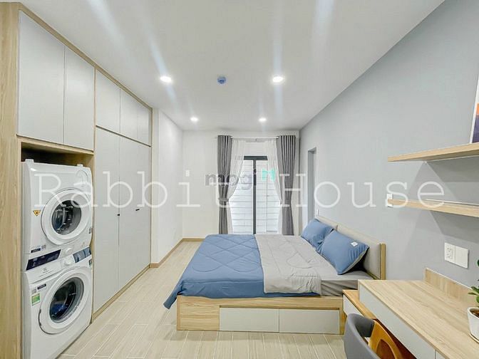 Hình ảnh 🔥🔥🔥1PN 45m2 2 ban công Võ Thị Sáu.Quận 3.Bảo vệ 24/7