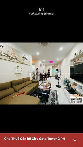 Hình ảnh Cho Thuê 2PN CH City Gate P16 Q8 NTCB 7tr full NT 9tr5