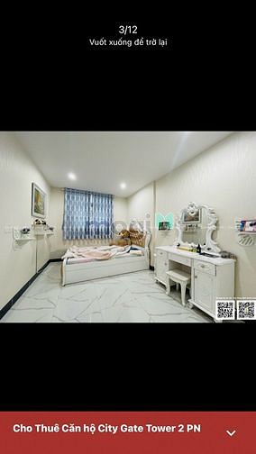 Hình ảnh Cho Thuê 2PN CH City Gate P16 Q8 NTCB 7tr full NT 9tr5