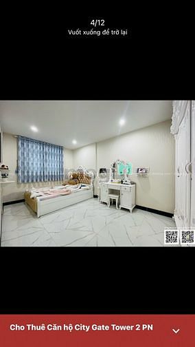 Hình ảnh Cho Thuê 2PN CH City Gate P16 Q8 NTCB 7tr full NT 9tr5