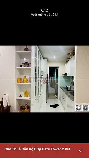 Hình ảnh Cho Thuê 2PN CH City Gate P16 Q8 NTCB 7tr full NT 9tr5