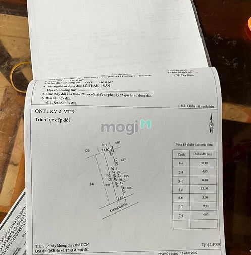 Hình ảnh Nhà cần bán lô đất thổ cư ở Tân Bình, Tp. Tây Ninh