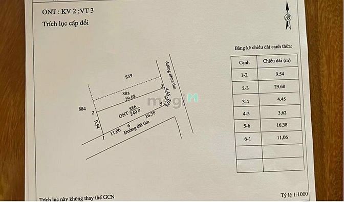 Hình ảnh Đất lô góc 2 mặt tiền tp. Tây Ninh cách trung tâm 3km
