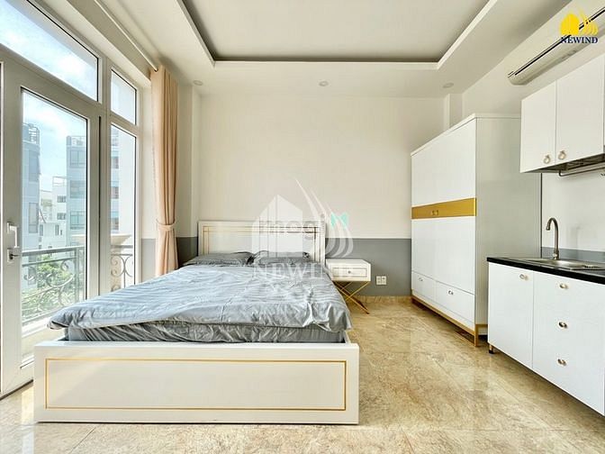 Hình ảnh Studio Full Nội Thất ban công sát Lotte Quận 7, Cầu Kênh Tẻ, TDTU