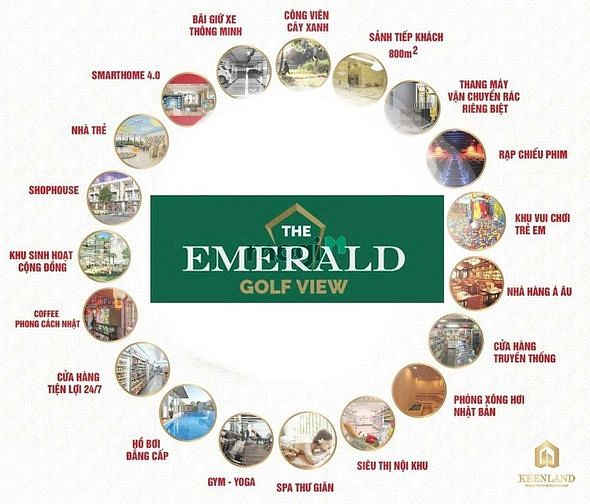 Hình ảnh căn The Emerald Golf View 2PN1WC full nội thất giá gốc 2,85tỷ còn 2,5t