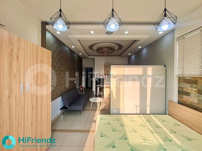 Hình ảnh Studio Ban công Máy giặt riêng_Full NT_50m2_Mặt tiền đường_gần UEH