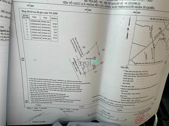 Hình ảnh Đất Nền Sổ Sẵn Gần Khu Công nghiệp Bàu Bàng!