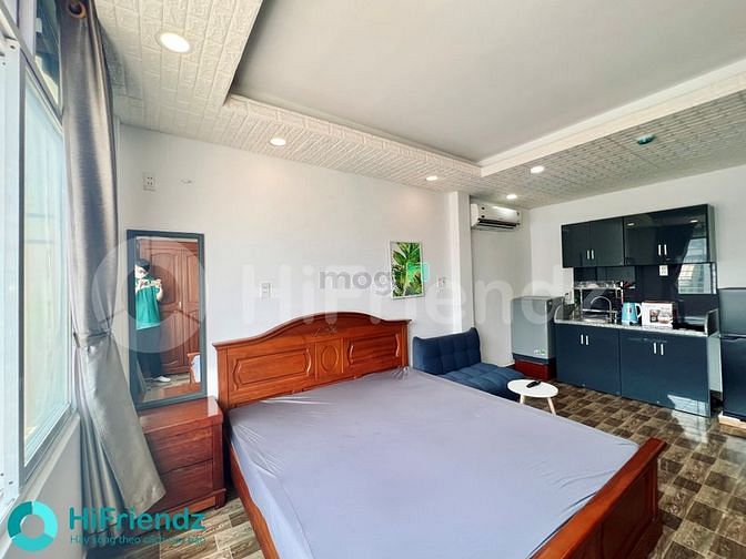 Hình ảnh Studio Cửa sổ_Full NT_Máy giặt riêng_Thang máy_View đẹp_cầu Ông Lãnh