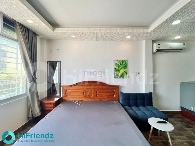 Hình ảnh Studio Cửa sổ_Full NT_Máy giặt riêng_Thang máy_View đẹp_cầu Ông Lãnh
