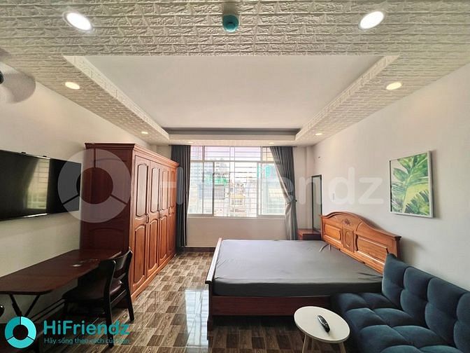 Hình ảnh Studio Cửa sổ_Full NT_Máy giặt riêng_Thang máy_View đẹp_cầu Ông Lãnh