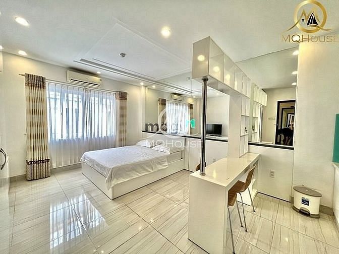 Hình ảnh Căn Hộ Cao Cấp Full Nội Thất Sịn Có Bảo Vệ Có Balcon Ngay Cầu Công Lý