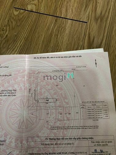 Hình ảnh Bán 78m2 đất hxh đường tú xương. P hiệp phú. Q9