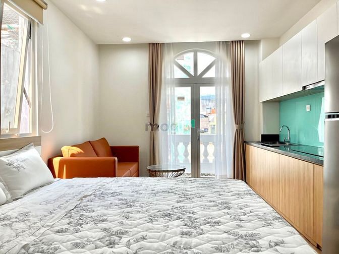Hình ảnh Cho thuê studio full nội thất giữa lòng quận 1 giáp quận 4 yên tĩnh