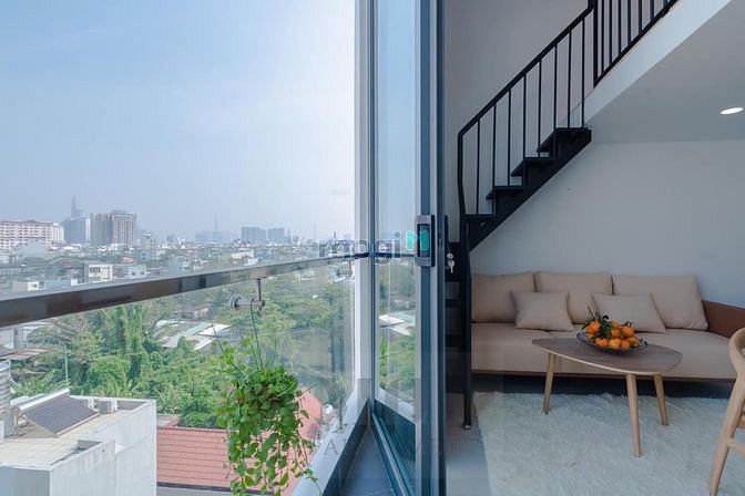 Hình ảnh CHDV_Mới 100%_siêu rẻ có BAN CÔNG_gần Lotte, RMIT, Tôn Đức Thắng, Q4,.