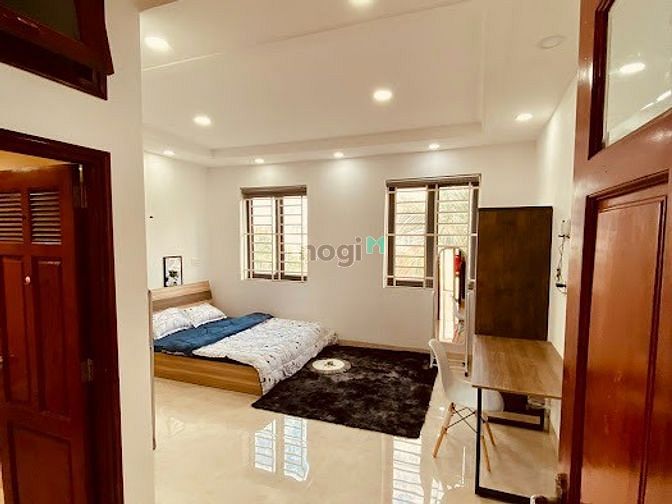 Hình ảnh CHDV 1PN tại Quang Trung, full nội thất, kệ bếp, ban công