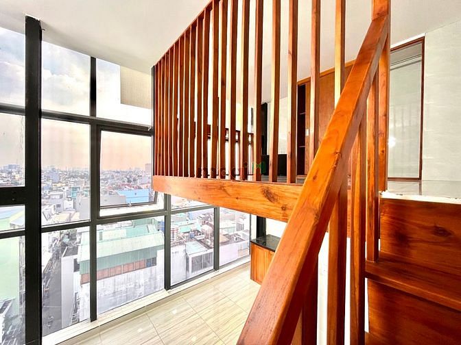 Hình ảnh 1 phòng ngủ dublex view kính siêu đẹp sát Tân Phú
