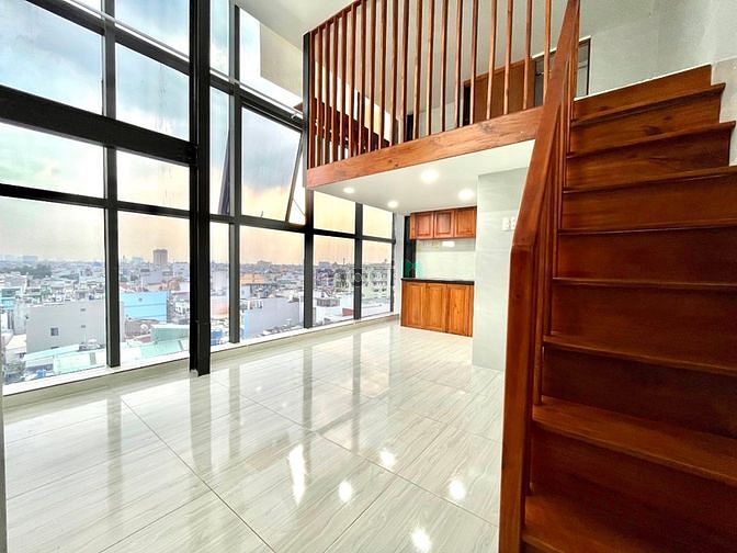Hình ảnh 1 phòng ngủ dublex view kính siêu đẹp sát Tân Phú