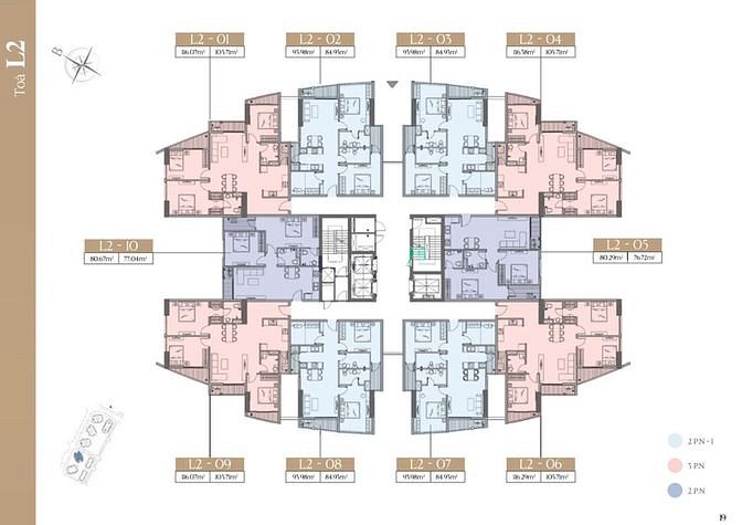 Hình ảnh Nhận booking tòa L2 dự án Le Grand Jardin - Tòa có tầm view thoáng đạt
