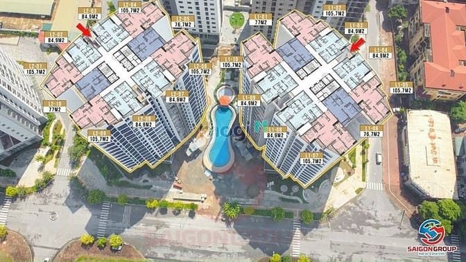 Hình ảnh Nhận booking tòa L2 dự án Le Grand Jardin - Tòa có tầm view thoáng đạt