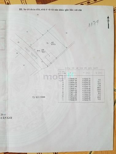 Hình ảnh Bán lô đất 2000m tại xã Bình Khánh Cần Giờ, giá 2,2 tỷ/1000m