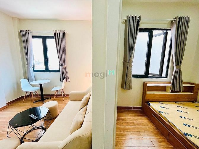 Hình ảnh Phòng mới 100% - 1PN Banlcon - Máy giặt riêng - Full NT