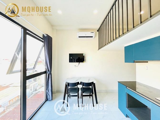 Hình ảnh Duplex Studio ban công cửa sổ gần CV Làng Hoa