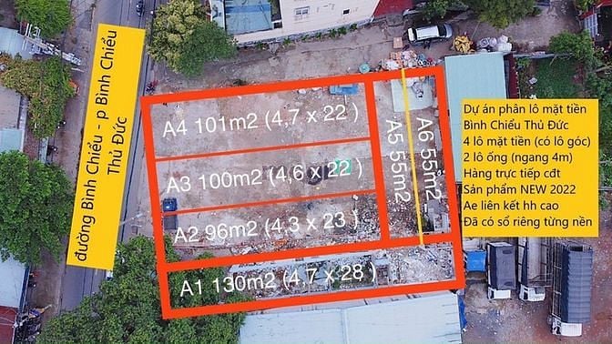 Hình ảnh Mặt tiền Bình Chiểu Thủ Đức 130m | Gửi hh 1.5 cho mg