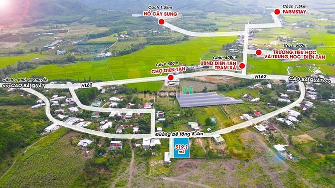 Hình ảnh Bán đất Diên Tân - Diên Khánh 264m2 giá tốt