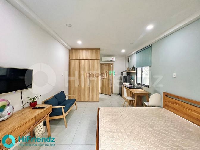 Hình ảnh 💥Studio Ban công_Full nội thất_Chỉ tính ĐIỆN_45m2_Vòng xoay Dân Chủ💥