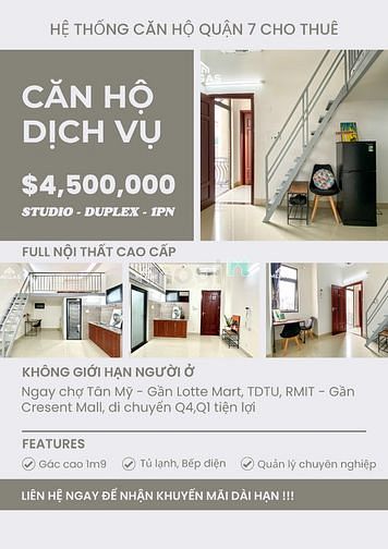 Hình ảnh Phòng Studio Full NT - Chợ Tân Mỹ, ngay gần Lotte Mart RMIT TDTU