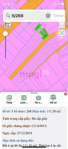 Hình ảnh Bán Lô Đất Đường Nhựa 8m,DT:111m2. Tp Biên Hoà.