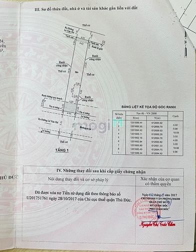 Hình ảnh Lô đất Lê Văn Chí - Linh Trung duy nhất có 3 mặt tiền đường
