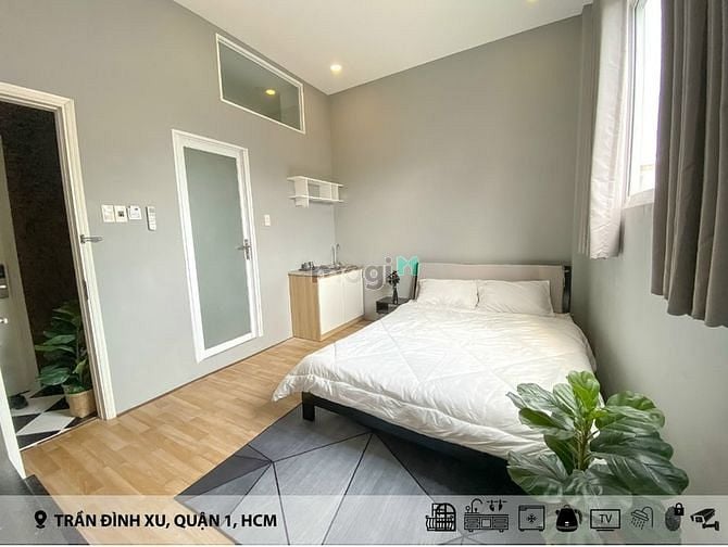 Hình ảnh Căn Hộ Studio Nội Thất Cao Cấp Đầy Đủ Tiện Ích_Quận1_Gần Trần Hưng Đạo