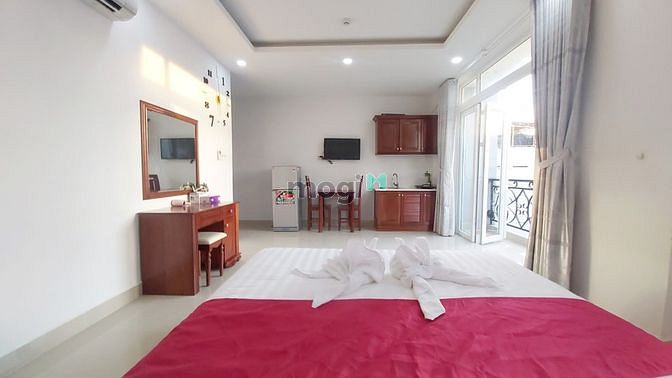 Hình ảnh 🏬 🏬Mb6623 nạp rút nhanh chóng Studio Ban Công Lộng Gió - Full Nội thật gần Chùa Pháp Hoa