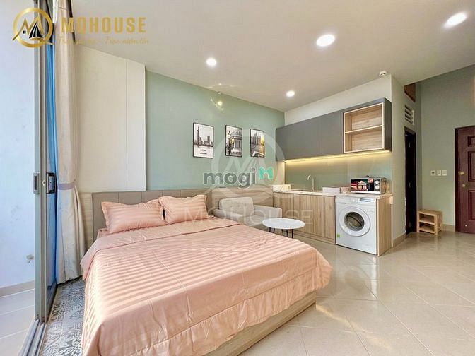 Hình ảnh Khai Trương Căn Hộ Studio - Ban công - Full Nội thất , Máy giặt riêng