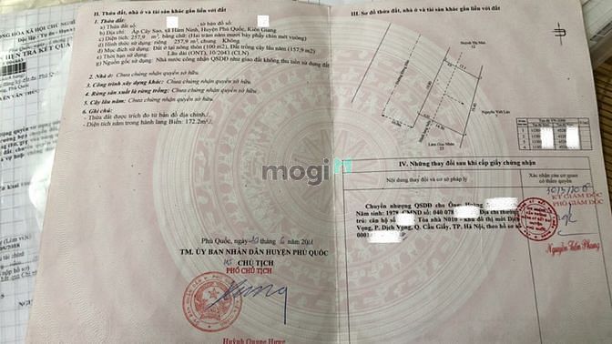 Hình ảnh bán đất thổ cư mặt tiền biển cây sao phú quốc. Sivaland.com