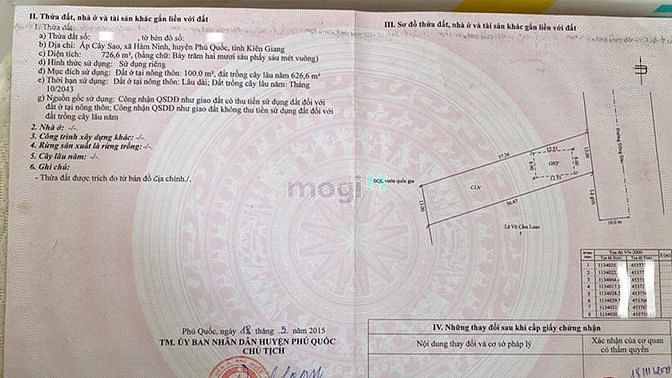 Hình ảnh Đất Thổ Cư hàm ninh - Bán Đất Đồi Phú Quốc. Sivaland.com